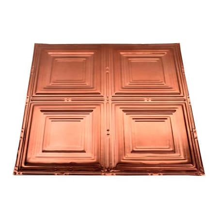 Acoustic Ceiling Products Great Lakes Tin Syracuse 2' X 2' Nail-up Tin Ceiling Tile in Vintage Bronze - T50-09